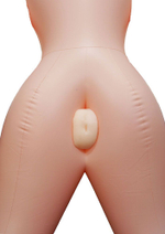 Надувная секс-кукла Mezatka с реалистичной вставкой (Цвет: телесный)