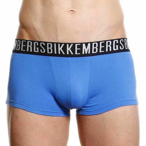 Мужские трусы боксеры темно-голубые Bikkembergs Blue Boxer