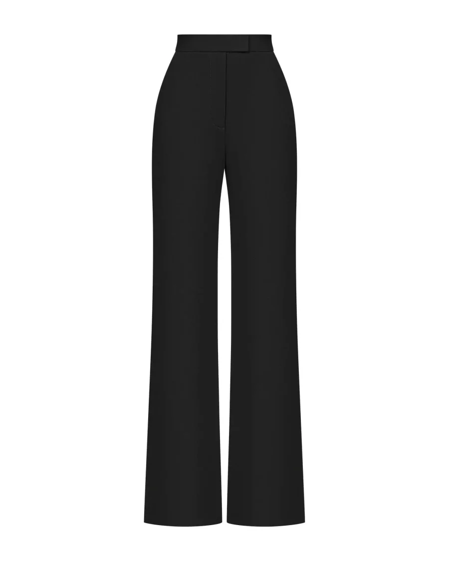 Брюки классические прямого кроя, Черный