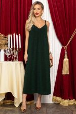 Платье-комбинация Сила притяжения (зеленое) П14480-7М LT Collection