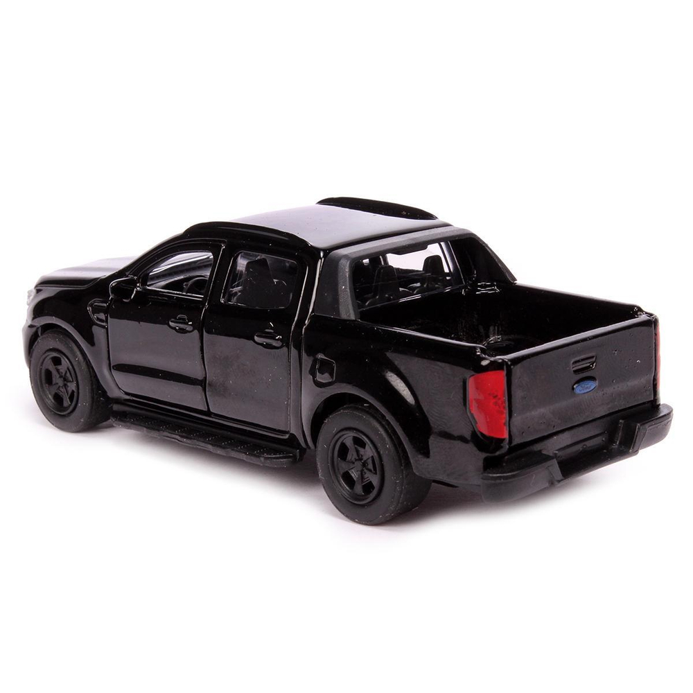 Модель ин. мет. "Ford Ranger Пикап" 12см. черный, открыв. двери, коробка (Технопарк)