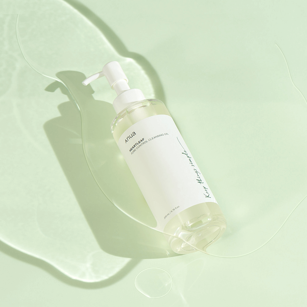 Гидрофильное масло для глубокого очищения пор Anua Heartleaf Pore Control Cleansing Oil
