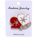 Брошь «Новогодняя Коллекция- Чудесные варежки» 3*4,5 см