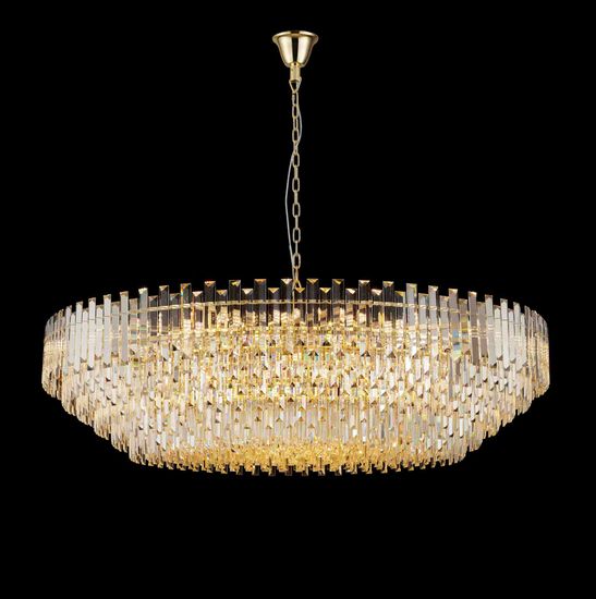 DM50-ф1500*H410SM H GOLD (1) Люстра (NW) (В 3-х коробках)