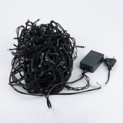 ULD-S3000-300-DGA MULTI IP20 Гирлянда светодиодная. 30м. 300 светодиодов. Разноцветный свет. Провод зеленый. ТМ Uniel