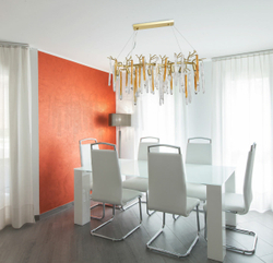 Люстра подвесная MW-Light Лайма, золотая, 10 ламп E14, 400 Вт, 20 кв м