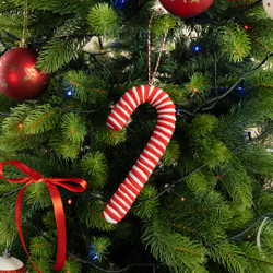 Лента атласная (0,7 см*22,85 м) Красный, 1 шт.