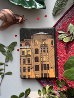 Обложка на паспорт ‘дома уютно’ 💔 