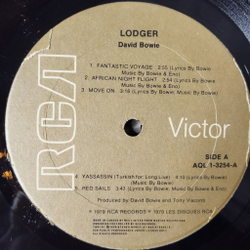 Винтажная виниловая пластинка LP David Bowie Lodger (Canada 1979)