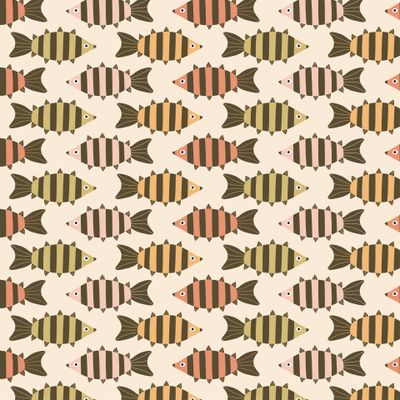 Милые полосатые рыбки