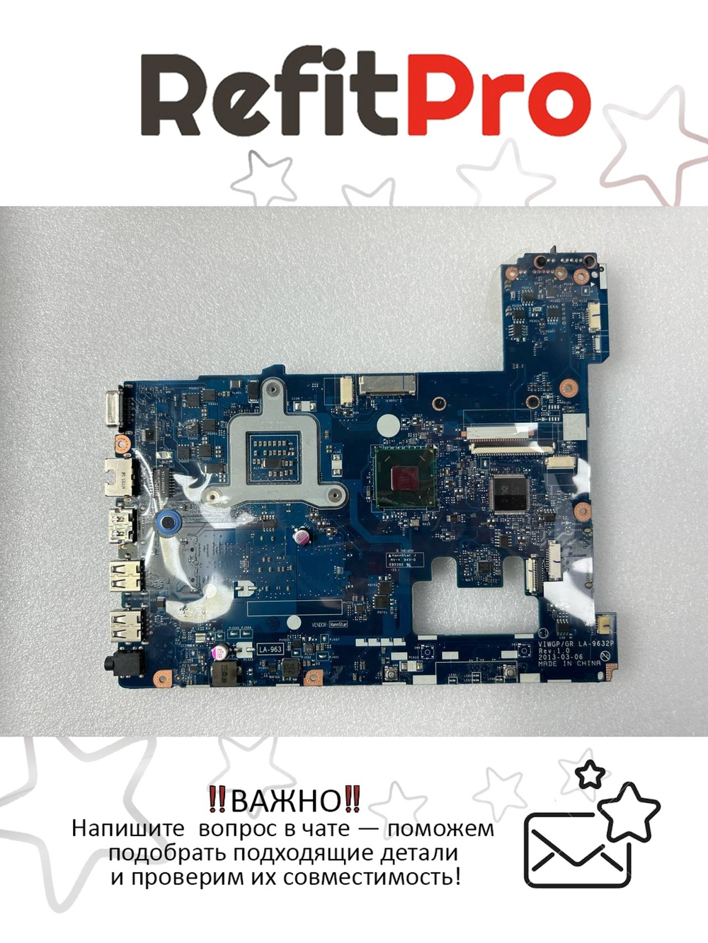 Материнская плата для ноутбука Lenovo G500 VIWGR W8S UMA NM70 L (90002832), оригинал