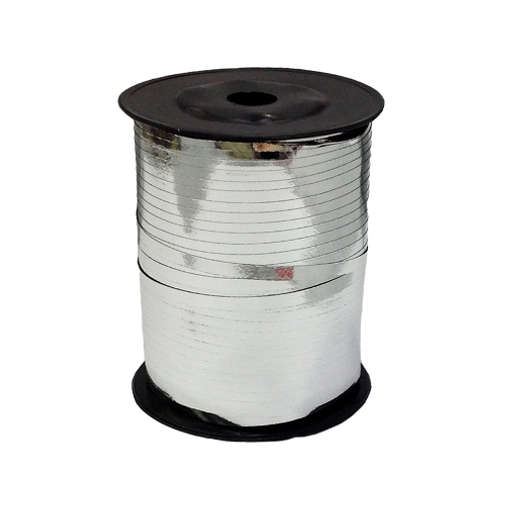 Лента полипропиленовая металлизированная 0,5 см*250 м серебро