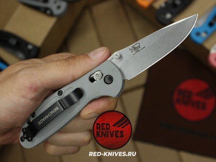 Нож Benchmade 556 Griptilian Mini - серый нейлон, клинок стоунвош RK/Н35