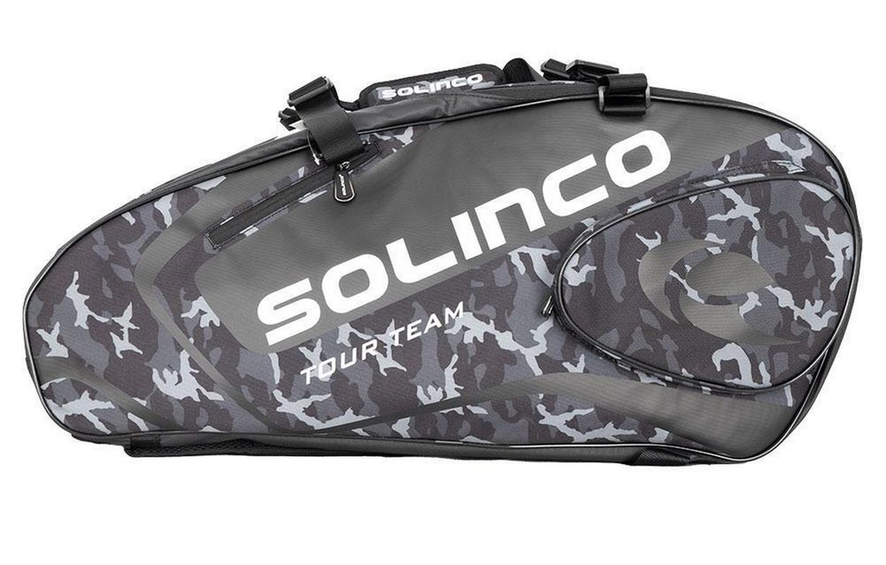 Сумка теннисная Solinco Racquet Bag 15 - черный