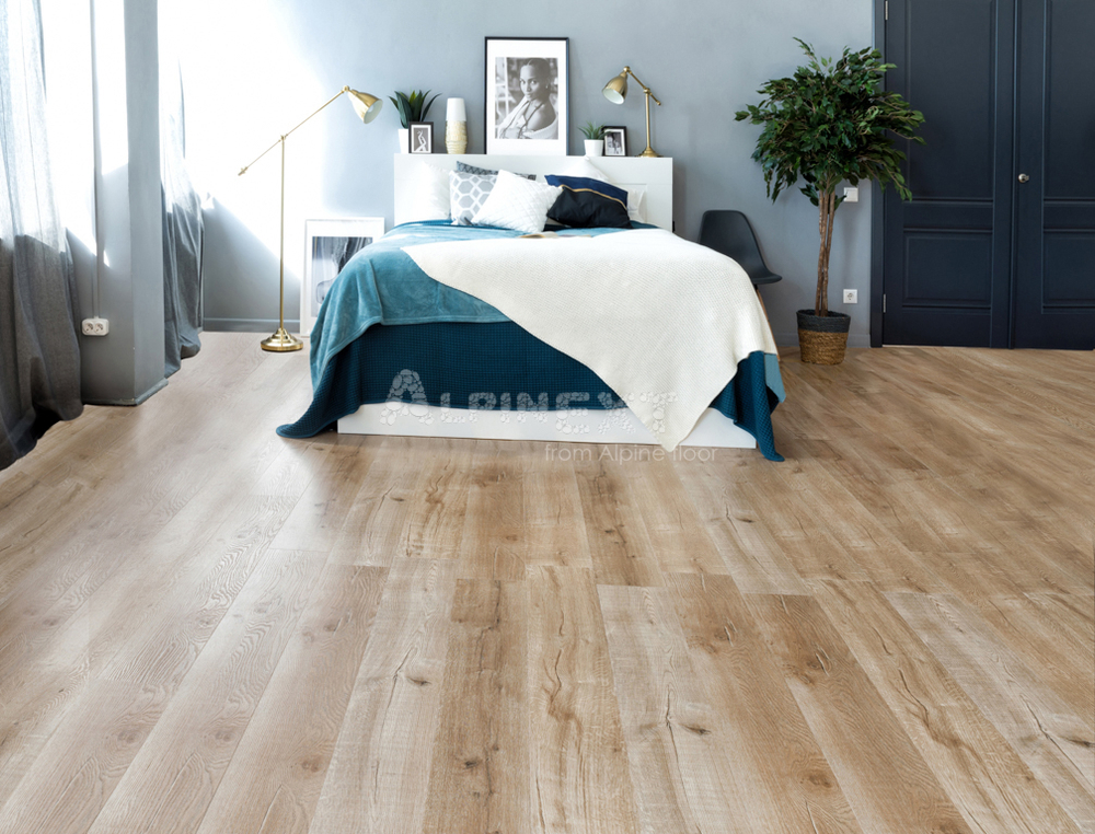 Alpine floor REAL WOOD ECO2-5 Дуб классический  43кл  MCore (1220мм*183мм*6мм, 10шт/уп/2,23м2)