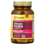 Renew Life, комплексный пробиотик для женщин Ultimate Flora™, 30 веганских капсул с отсроченным высвобождением