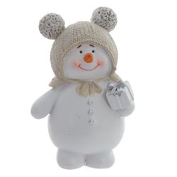 GAEM Фигурка декоративная "Снеговик", L9 W6,5 H13 см, 2в.