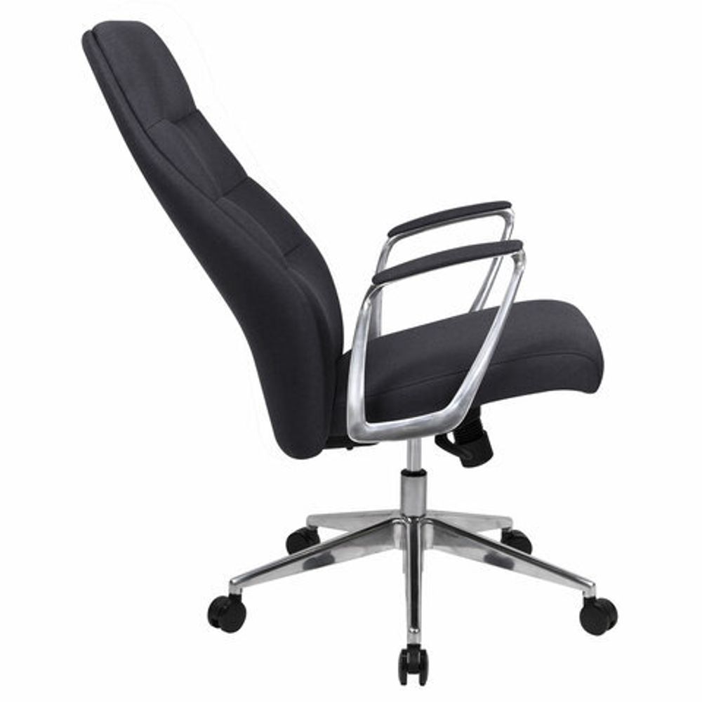 Кресло BRABIX PREMIUM "Adept EX-752", синхромеханизм, алюминий, ткань, серое, 532932