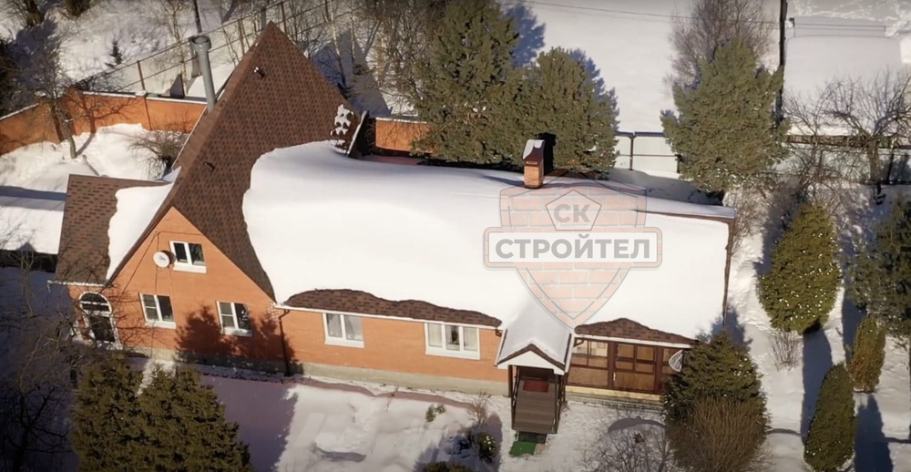 Строительство одноэтажного дома из газосиликатного блока 105 кв.м.