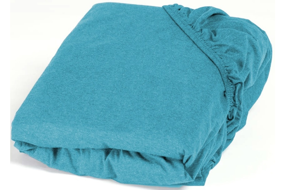 Простынь GoodNight Трикотаж 140х200х20 Бирюза на резинке