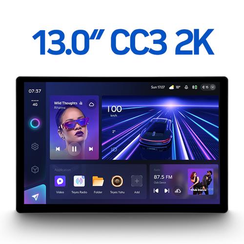 Магнитола для Chevrolet Lacetti хэтчбек (климат) - Teyes CC3-2K монитор 13", QLED+2K, Android 10, Быстрая, 4G SIM-слот, CarPlay