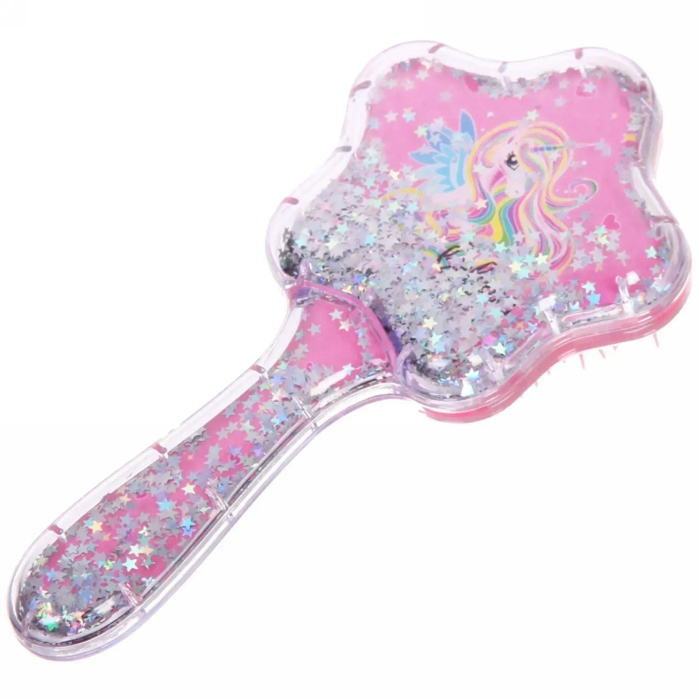 Расческа массажная «Baby House Mila», микс 4 вида Единорожки, 17*8.5см