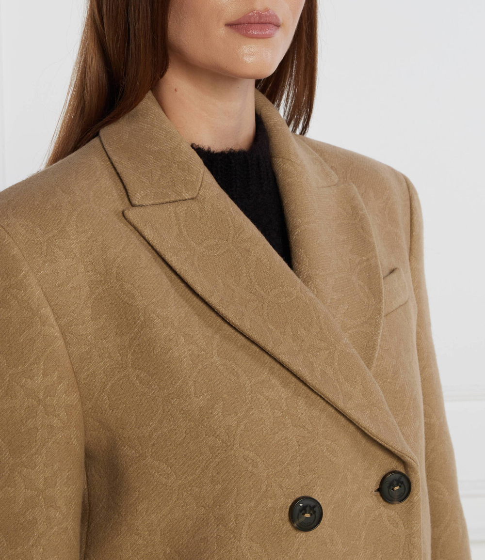 Хлопковое пальто Pinko - коричневый(101874 Y82W)