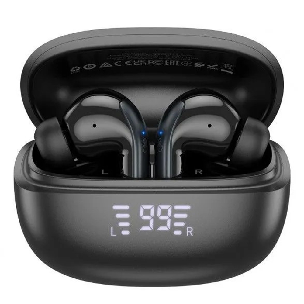 Беспроводные наушники Hoco EQ5 (TWS, с дисплеем, вакуумные, активное шумоподавление) Черный