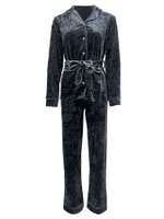 Домашний бархатный костюм (Размер: S) (Цвет: серый)