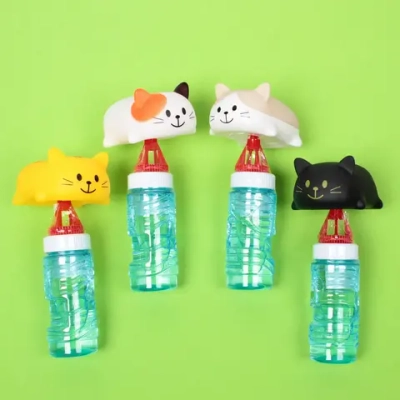 Мыльные пузыри «Котята» 14 см, с игрушкой, микс