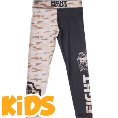 Детские компрессионные штаны Fightwear Desert Camo
