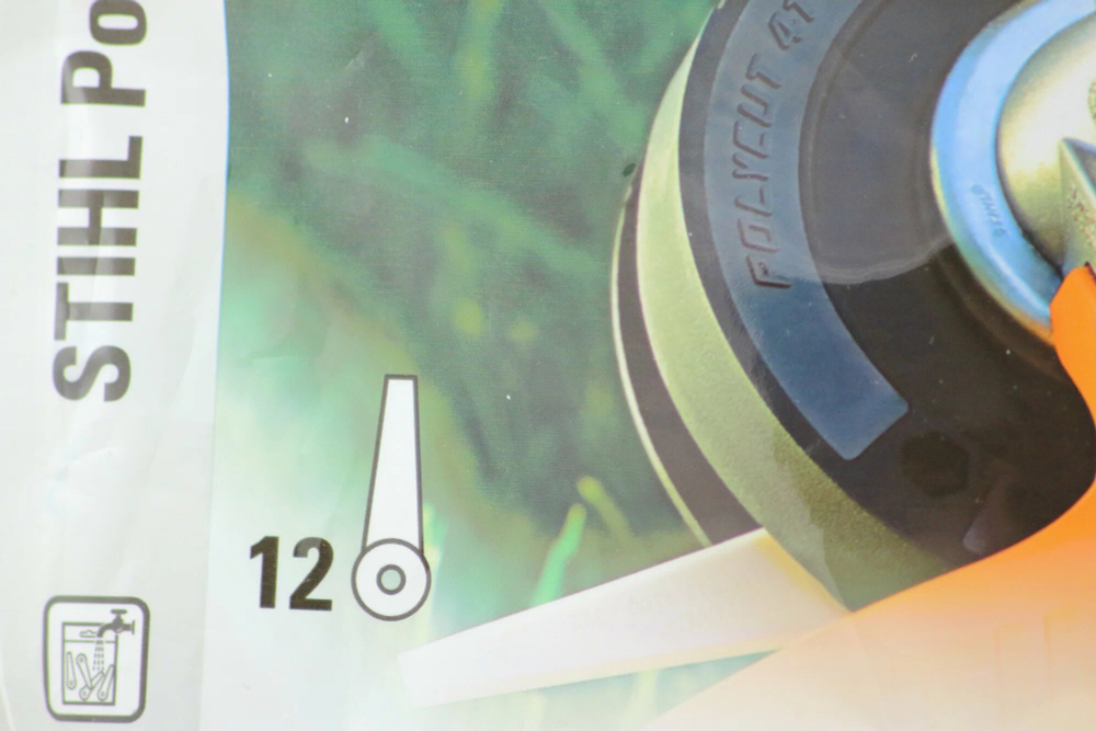 Комплект ножей для триммера STIHL 4111-007-1001, PolyCut 6-3, 7-3, 20-3, 41-3, 12 шт, белые ОРИГИНАЛ