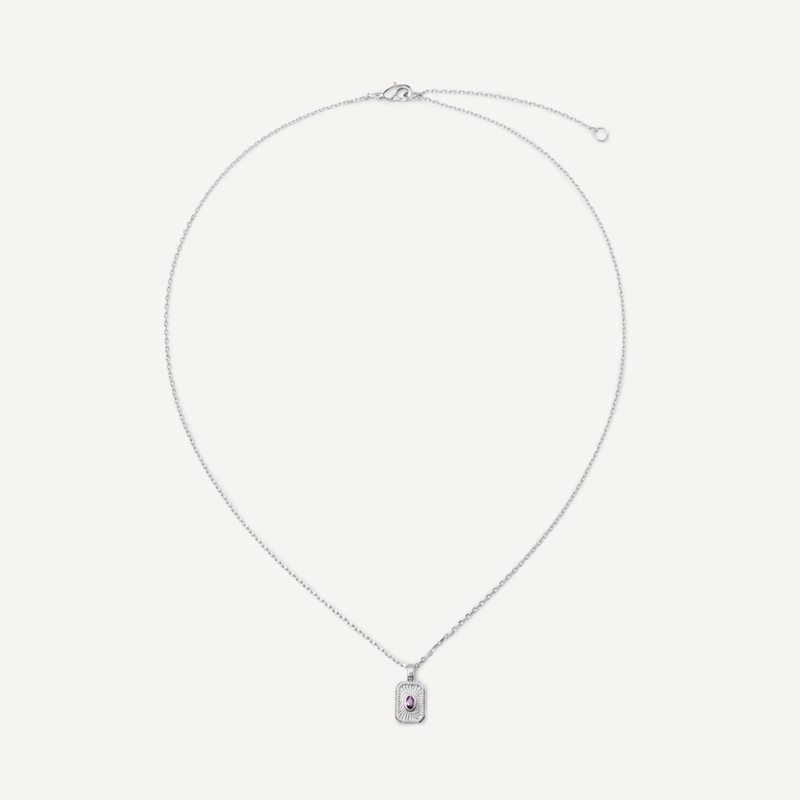 Колье Медальон – Серебро