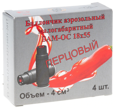 БАМ-ОС.000 (перцовый) (18х55) (А+А), 4шт/пач