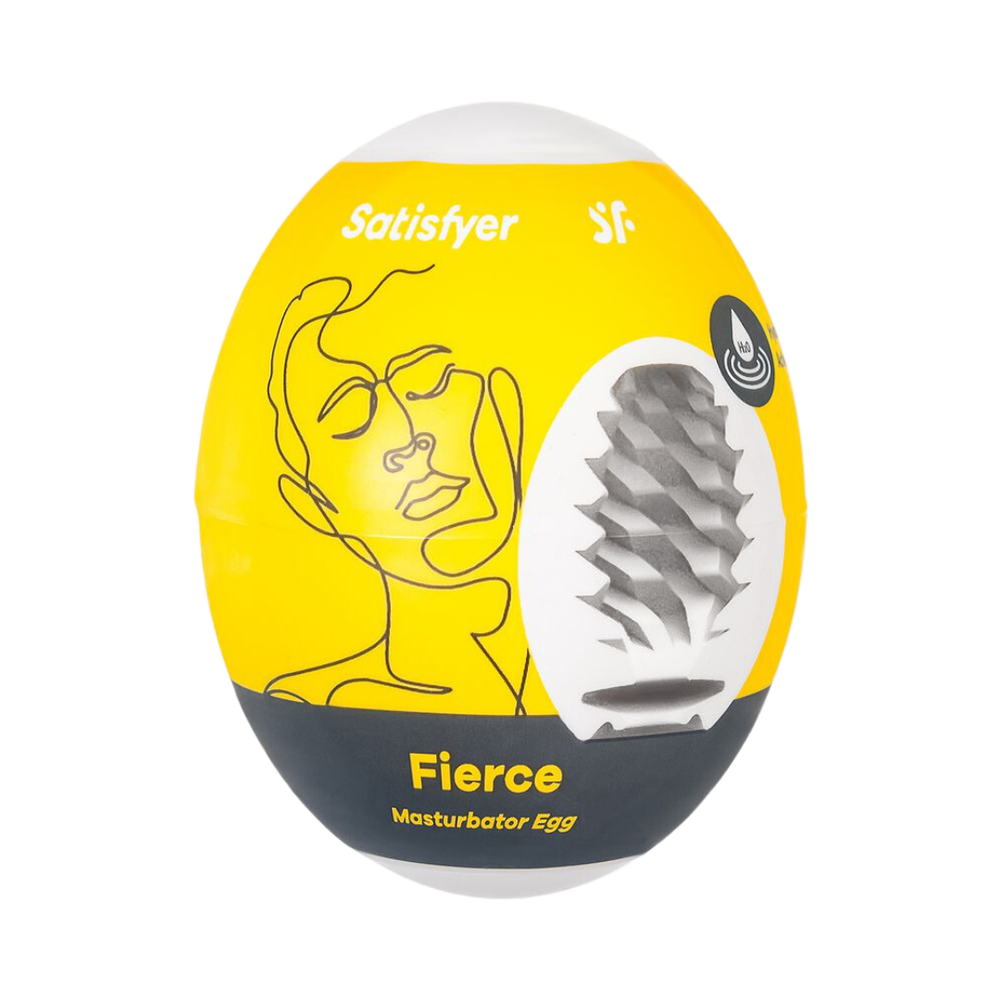Яйцо мастурбатор Satisfyer Egg Single, рельеф Fierce