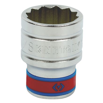 Цена на KING TONY (433028S) Головка торцевая стандартная двенадцатигранная 1/2", дюймовая 7/8"