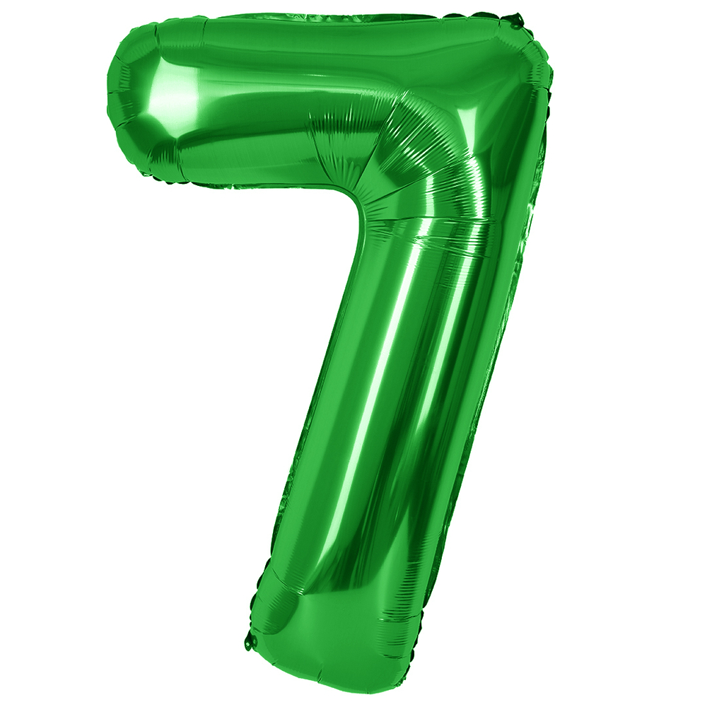 Цифра 7 Зеленый 40" д77