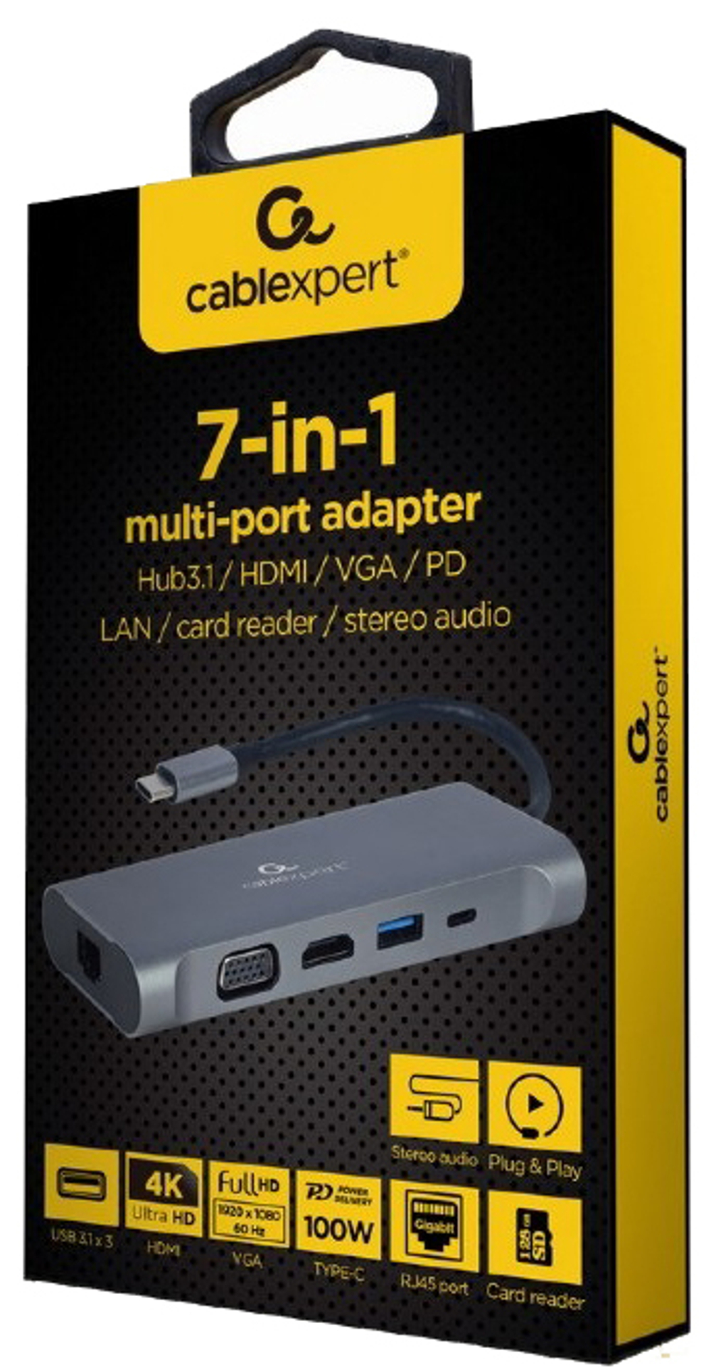 Концентратор  Cablexpert A-CM-COMBO7-01