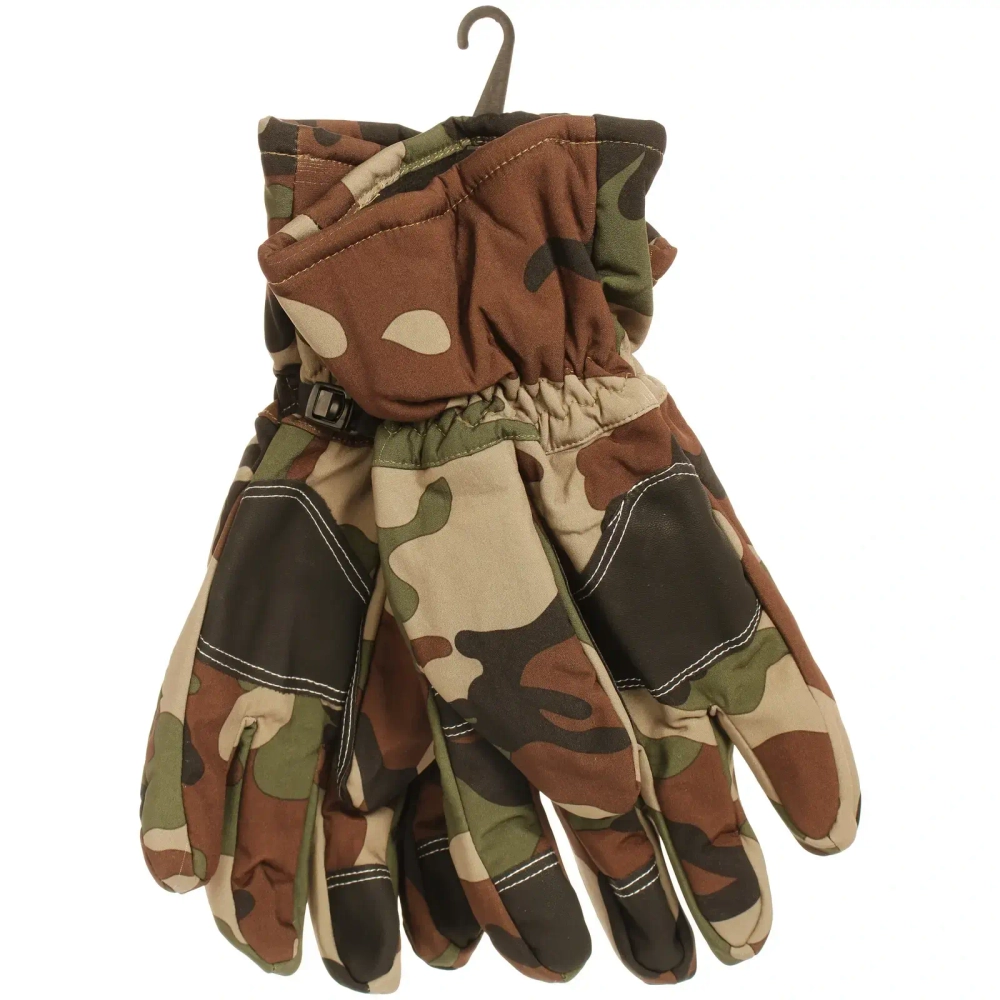 Перчатки туристические утепленные цвет вудланд ХL