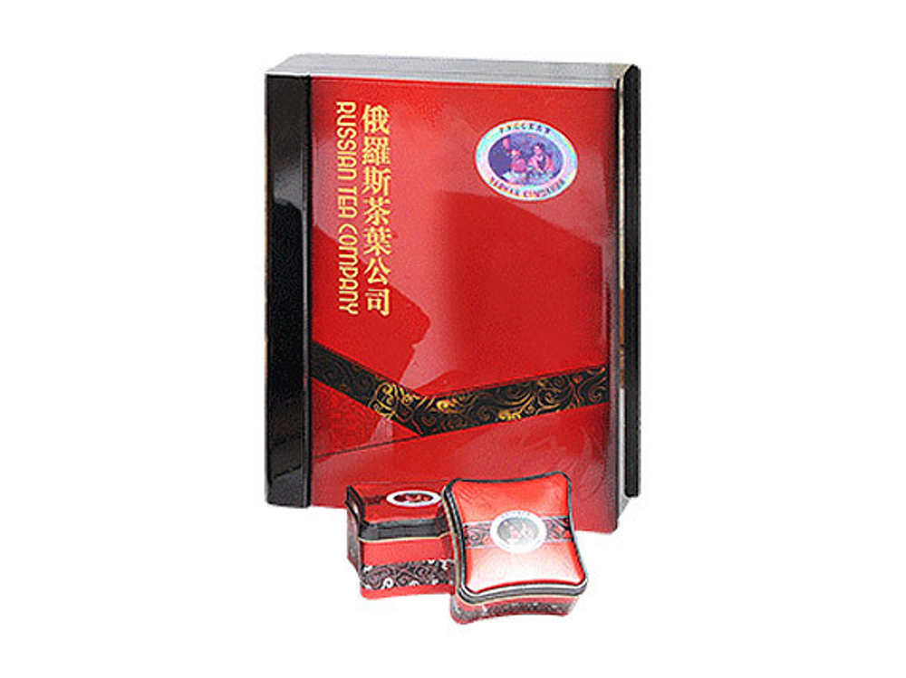 Набор элитных чаев Собрание в деревянной подарочной шкатулке РЧК