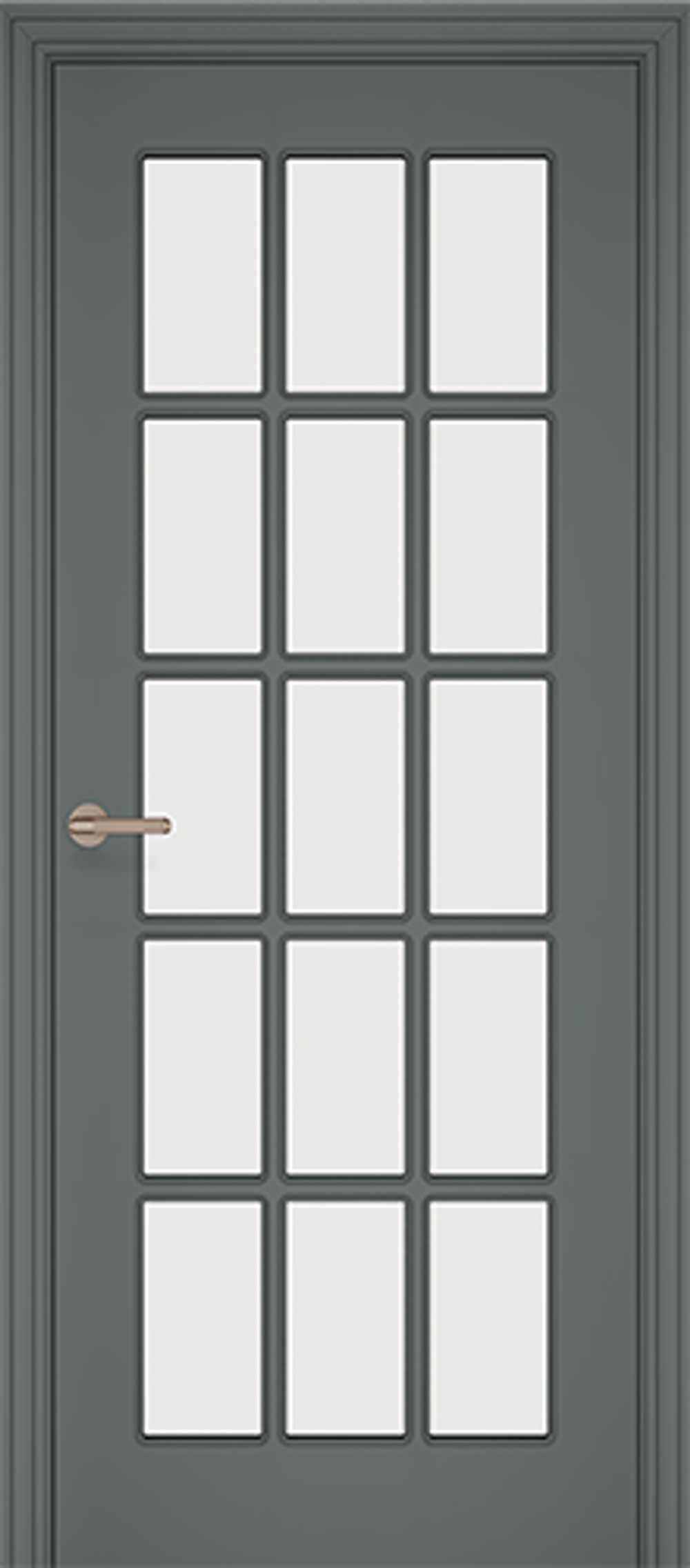 Межкомнатная дверь ЧФД Эмма 9301-1 цвет по каталогу (ПВХ, Эмаль)