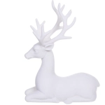 Фигурка новогодняя «Северный олень» 19.5*8*25 см, Белый