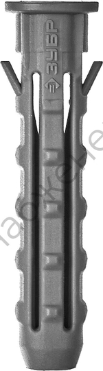 ЗУБР 6 x 25 мм, дюбель полипропиленовый, 1000 шт (4-301060-06-025)