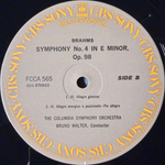 Виниловая пластинка Брамс - Симфония №4 LP