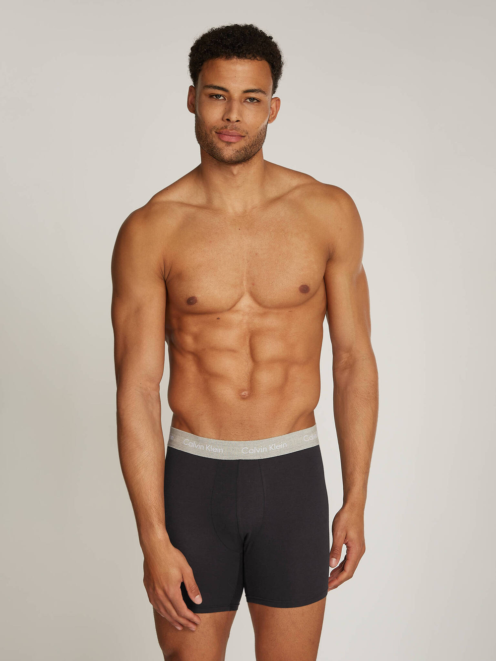 Трусики-боксеры 3шт. Calvin Klein Underwear - черный(000NB1770A)