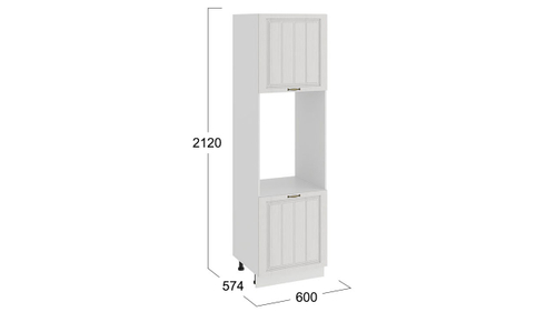 Шкаф-пенал под бытовую технику с двумя дверями «Лина»