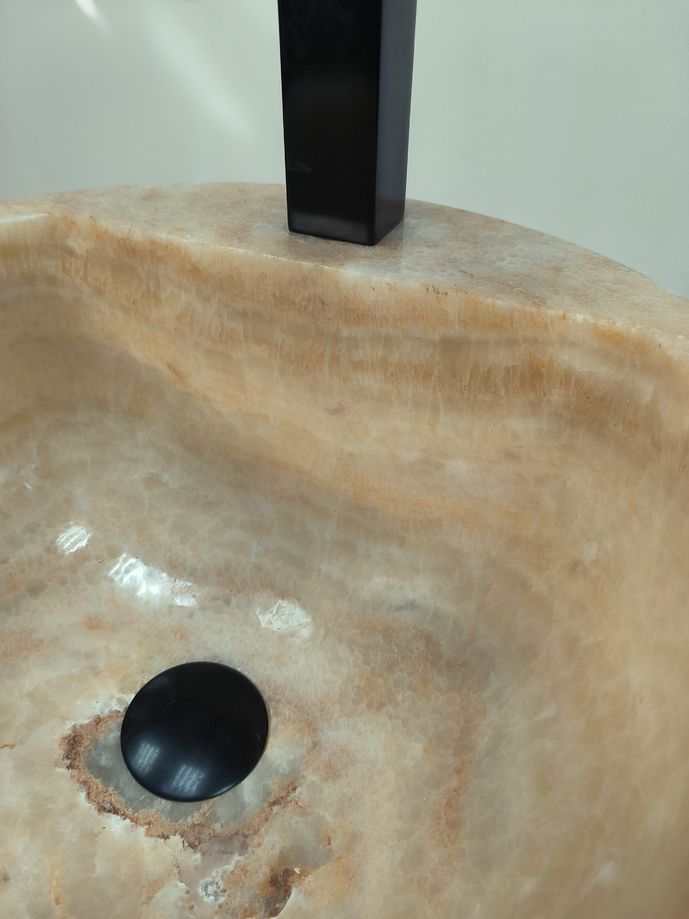 Раковина напольная из оникса Yellow ON-61358 (40*40*90)