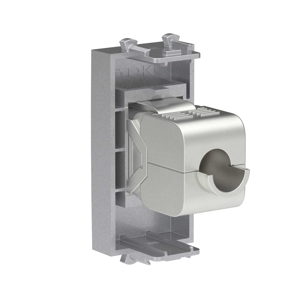 Компьютерная розетка RJ-45 без шторки модульная, кат.5е экранированная, "Avanti", "Закаленная сталь", 1 модуль