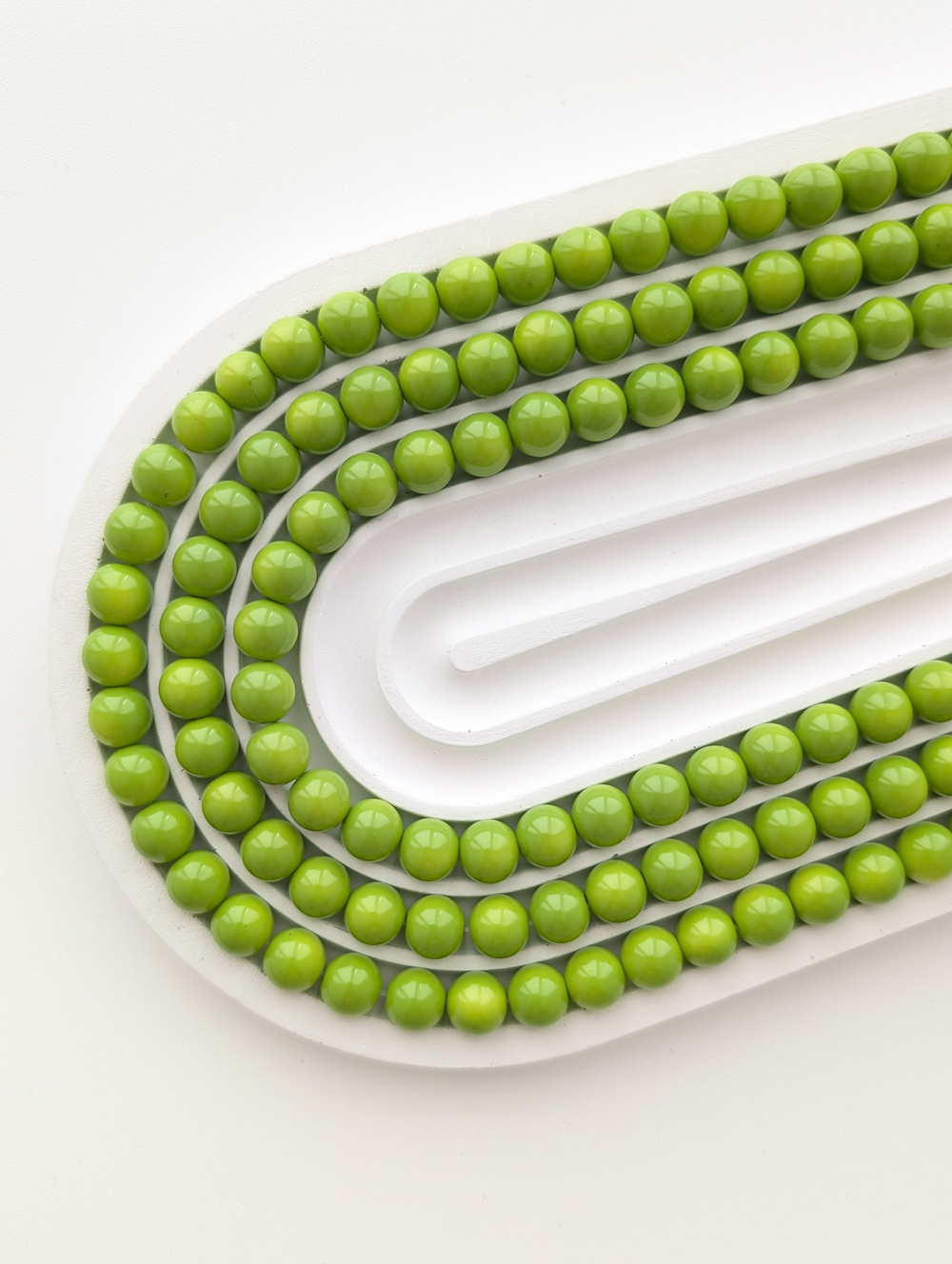 Бусины стеклянные Майорка 8мм