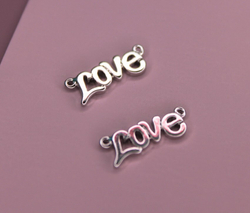 Коннектор Love маленький 17х7 мм